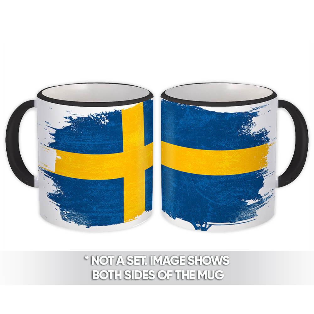 Gift Mug United States Sweden American Swedish Flag Expat Mixed Country Flags 