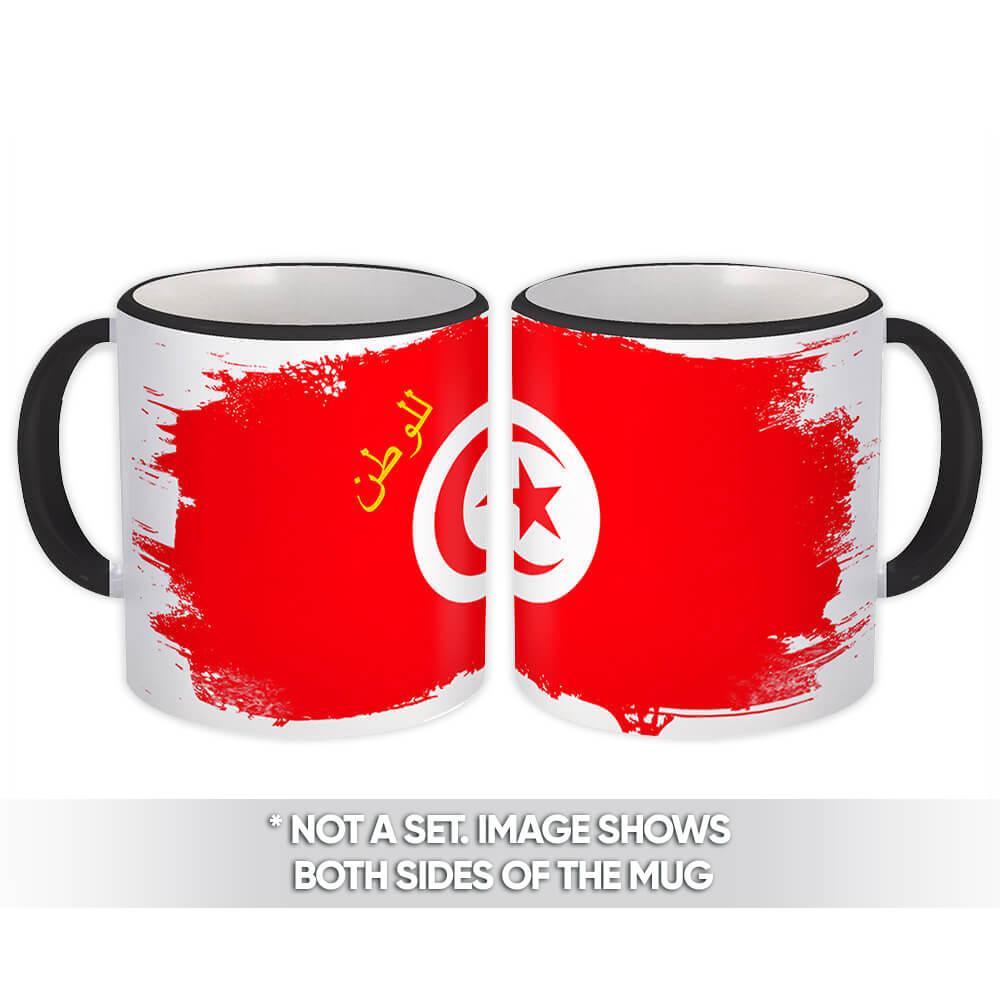 Gift Mug : Tunisia Distressed Flag Vintage Tunisian Expat Country