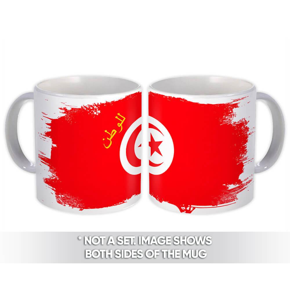 Gift Mug : Tunisia Distressed Flag Vintage Tunisian Expat Country