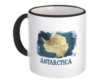 Antarctica Flag : Gift Mug Continent North Pole Snow Country Souvenir Map Travel Unique