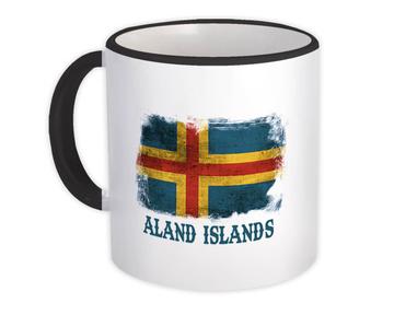 Aland Islands Flag : Gift Mug Europe European Country Souvenir Patriotic Pride Vintage Travel