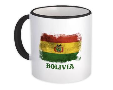 Bolivia Bolivian Flag Distressed : Gift Mug South American Latin Country Souvenir Patriotic Art
