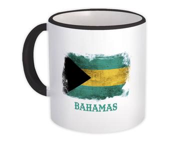 Bahamas Bahamian Flag : Gift Mug Distressed North American Country Souvenir Pride Vintage