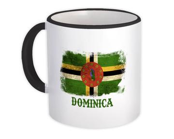 Dominica Flag : Gift Mug Distressed North American Country Souvenir Vintage Pride National