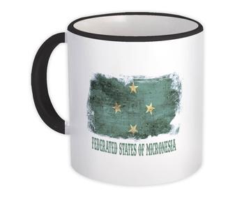 Federated States Of Micronesia Flag : Gift Mug Country Vintage Souvenir Islands National Pride