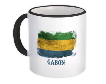Gabon Gabonese Flag : Gift Mug Africa African Country Souvenir National Vintage Patriotic Art