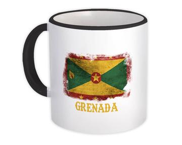 Grenada Grenadian Flag : Gift Mug North American Country Pride Souvenir National Vintage