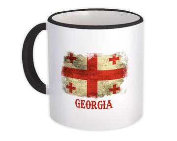 Georgia Georgian Flag : Gift Mug For Proud Citizen Europe Country Souvenir Patriotic Art