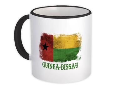 Guinea Bissau Flag : Gift Mug Distressed Art Proud African Country Souvenir Pride Nation