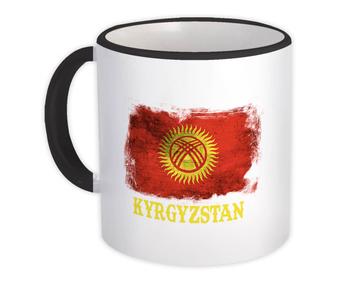 Kyrgyzstan Kyrgyz Flag : Gift Mug Asia Asian Proud Country Souvenir Patriotic Vintage Art