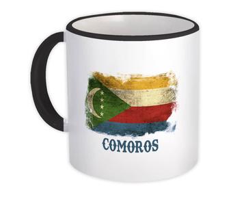 Comoros Comoran Flag : Gift Mug Distressed Africa African Country Souvenir National Vintage Art