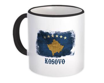Kosovo Kosovan Flag : Gift Mug Proud Europe Country Independence Souvenir Nation Vintage