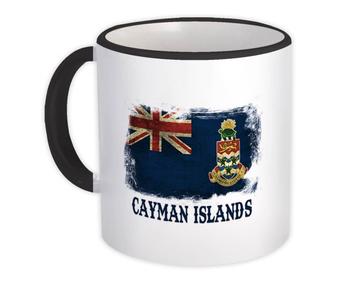 Cayman Islands Flag : Gift Mug Distressed Proud Islander North America Country Souvenir Art