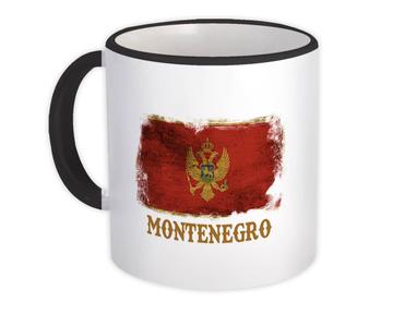 Montenegro Montenegrin Flag : Gift Mug Proud European Country Vintage Souvenir National