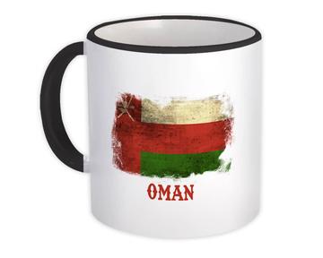 Oman Omani Flag : Gift Mug Asia Asian Country Pride Souvenir Vintage Distressed Art Nation