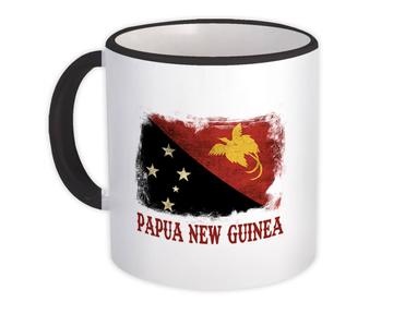 Papua New Guinea Guinean Flag : Gift Mug Country Vintage National Souvenir Australia Distressed