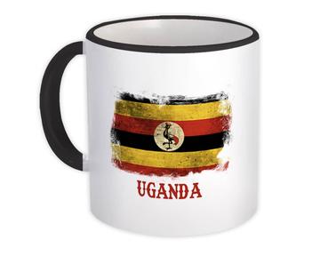 Uganda Ugandan Flag : Gift Mug Africa African Country National Souvenir Vintage Art Proud