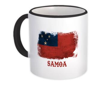 Samoa Flag : Gift Mug Distressed Art Polynesian Country Souvenir National Pride Vintage