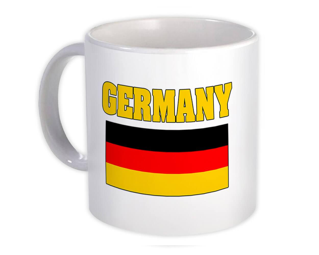 Gift Mug : Germany Flag Chest German Country Expat Patriotic Flags Travel