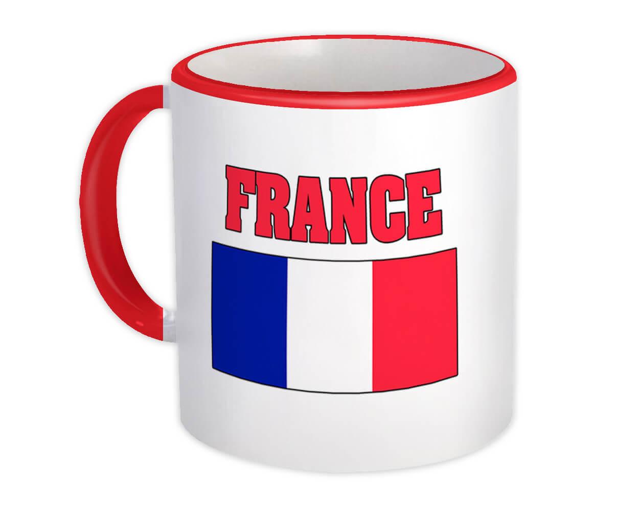 Gift Mug : France Flag Chest French Country Expat Patriotic Flags Travel