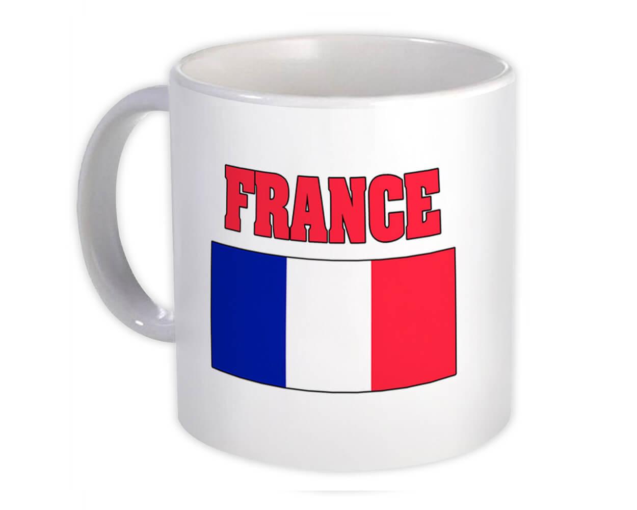 Gift Mug : France Flag Chest French Country Expat Patriotic Flags Travel