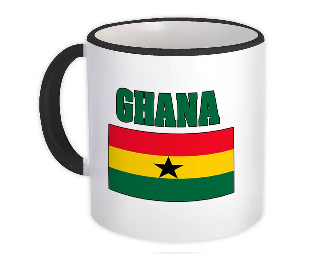 Gift Mug : Ghana Flag Chest Ghanaian Country Expat Patriotic Flags Travel