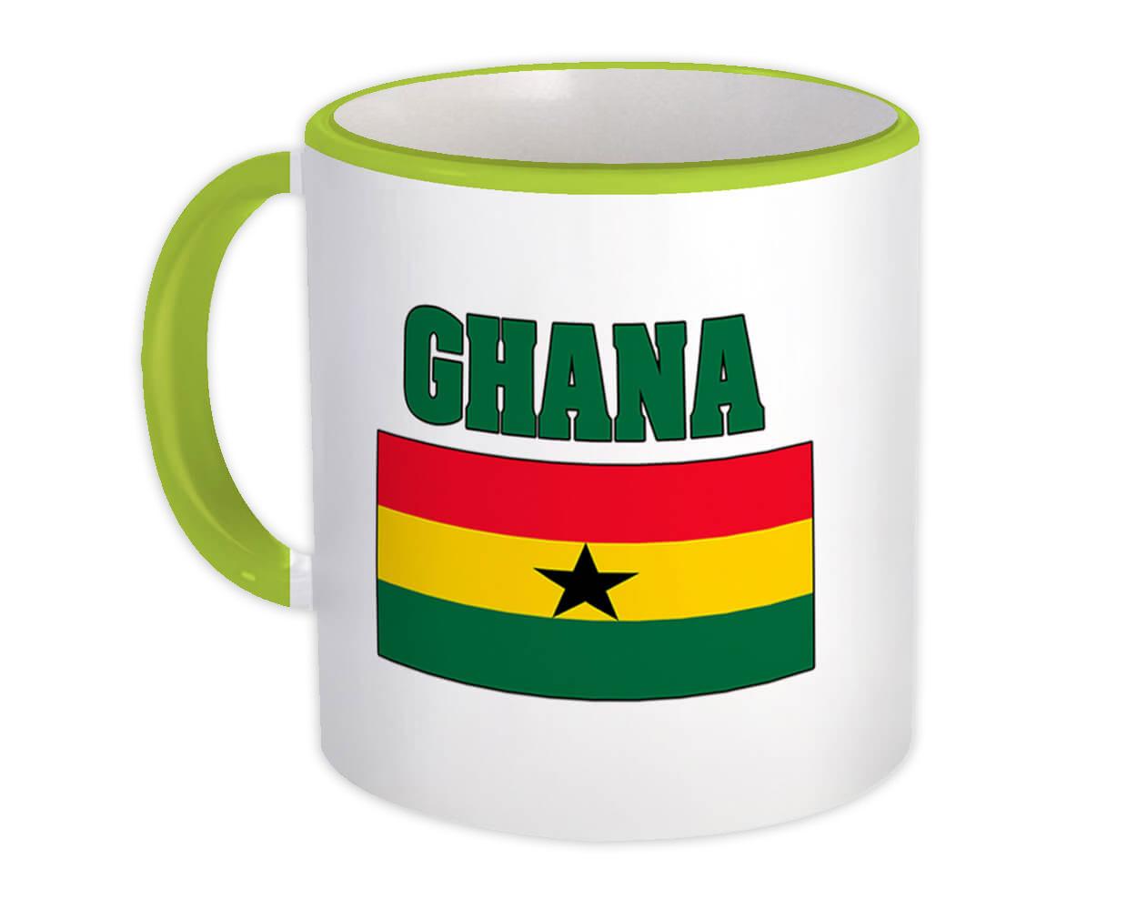 Gift Mug : Ghana Flag Chest Ghanaian Country Expat Patriotic Flags Travel