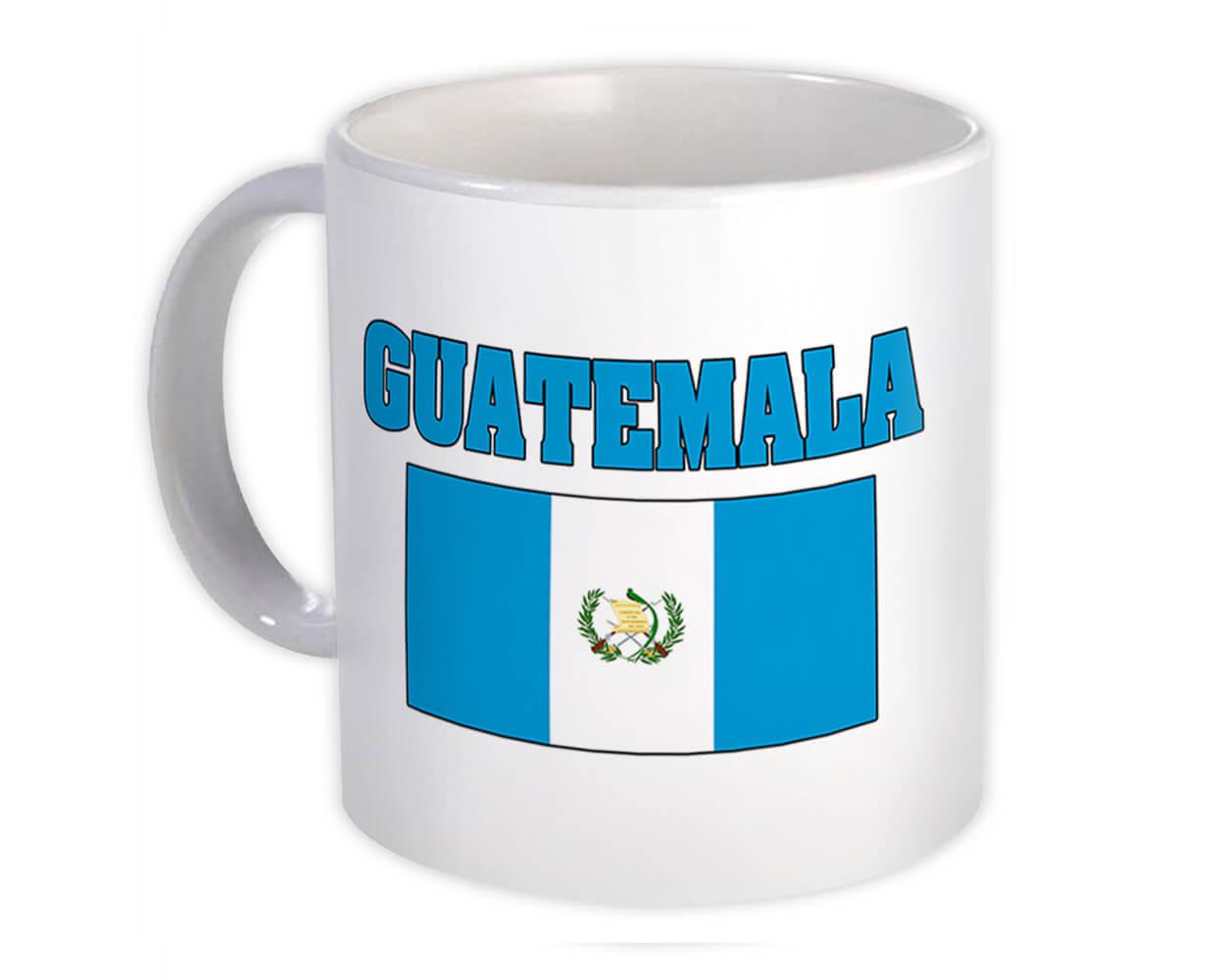 Gift Mug Guatemala Flag USA Chest American Guatemalan Expat Country