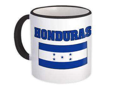 Honduras : Mug Flag Gift Chest Honduran Country Expat Patriotic Flags Travel Souvenir