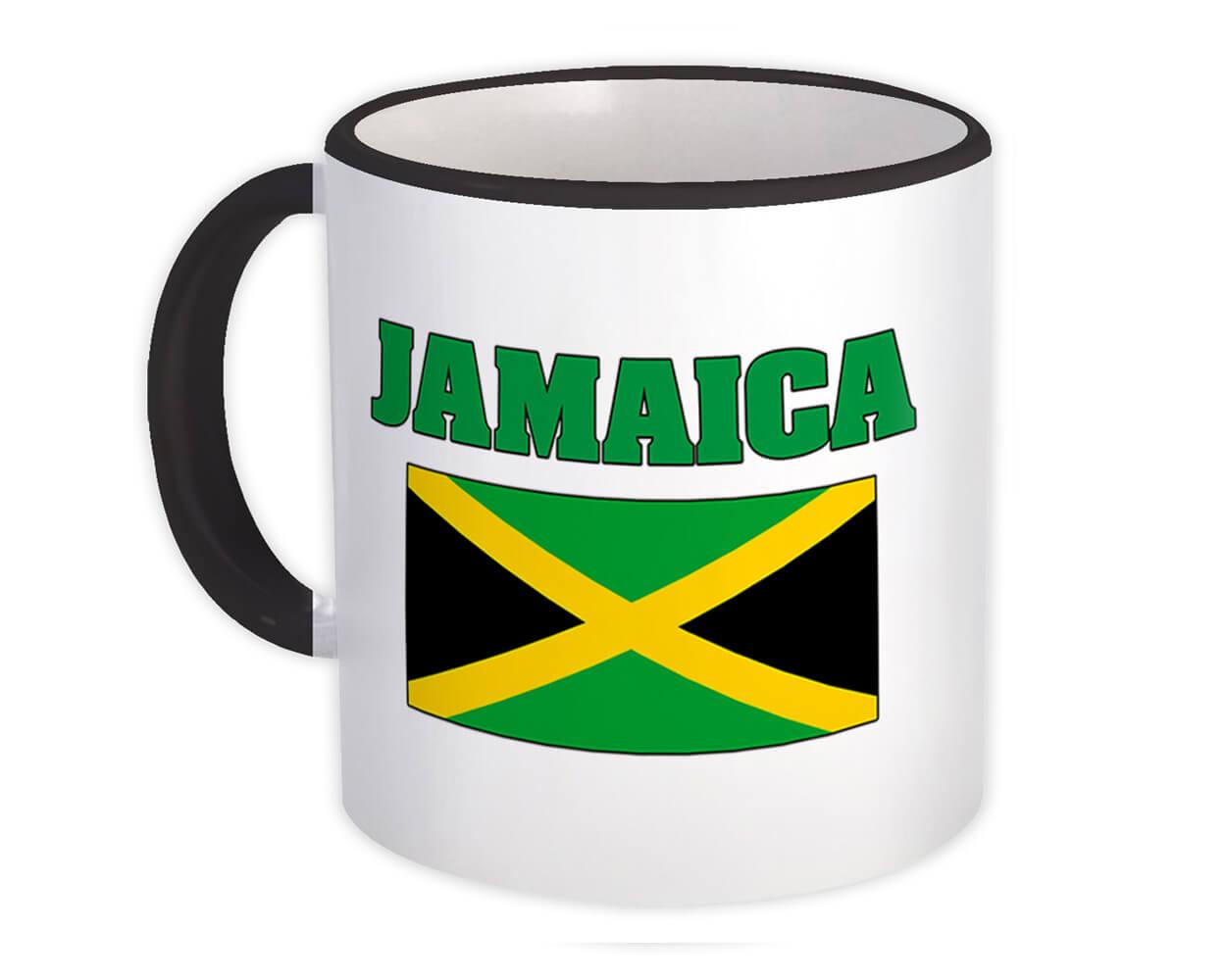 Gift Mug : Jamaica Flag Chest Jamaican Country Expat Patriotic Flags Travel