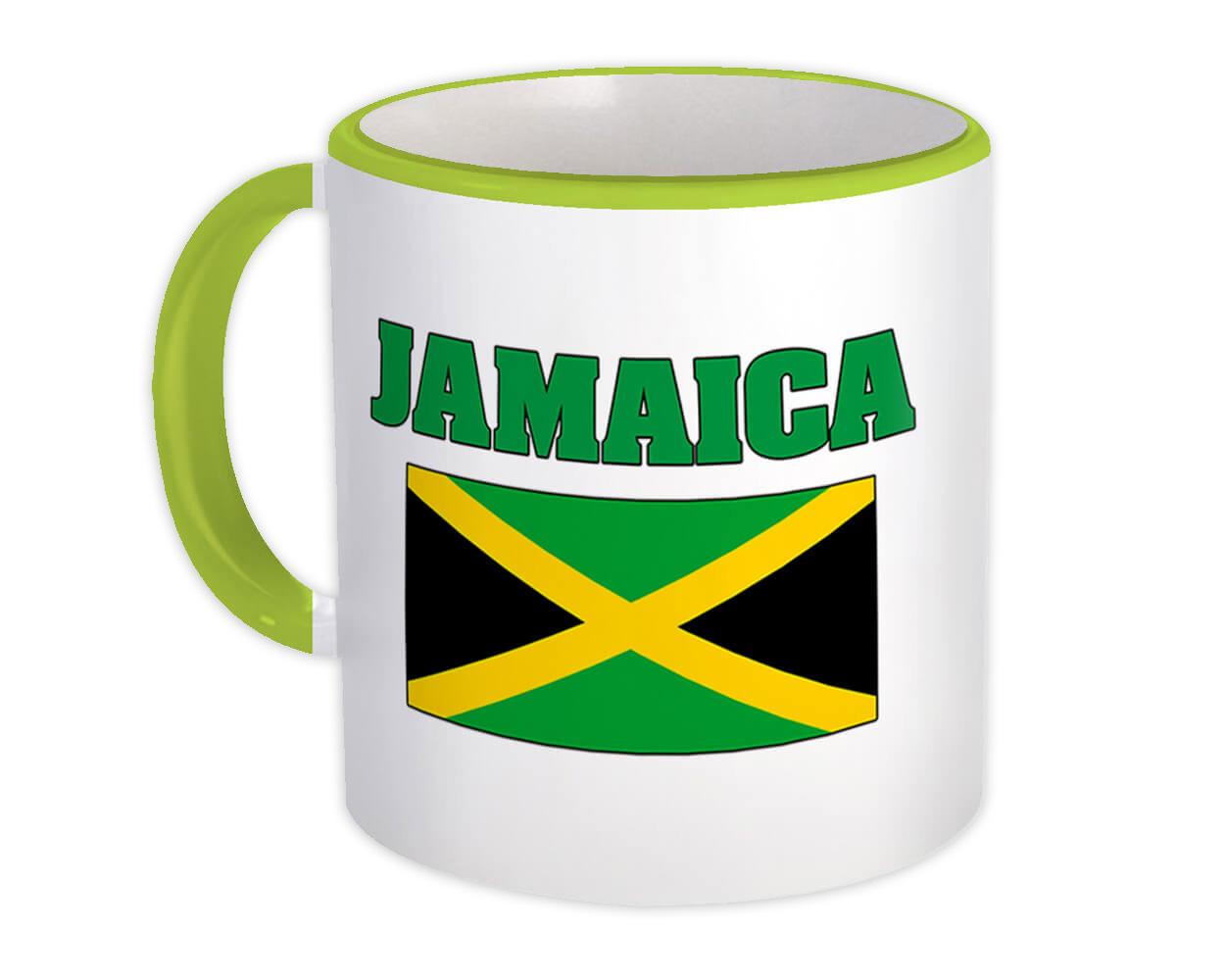 Gift Mug : Jamaica Flag Chest Jamaican Country Expat Patriotic Flags Travel