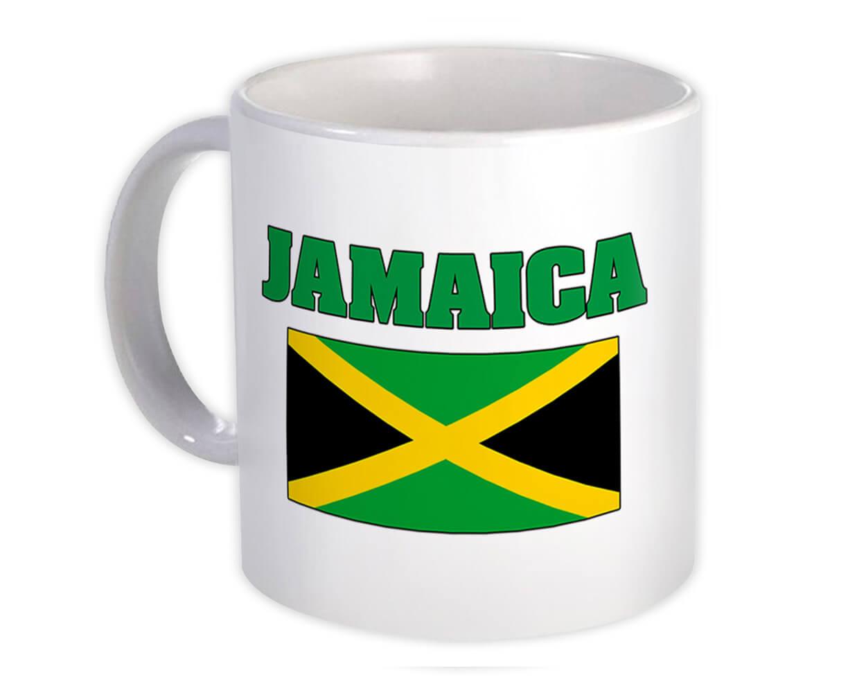 Gift Mug : Jamaica Flag Chest Jamaican Country Expat Patriotic Flags Travel