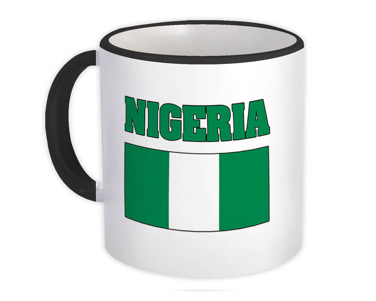 Gift Mug : Nigeria Flag Chest Country Expat Patriotic Flags Travel Souvenir