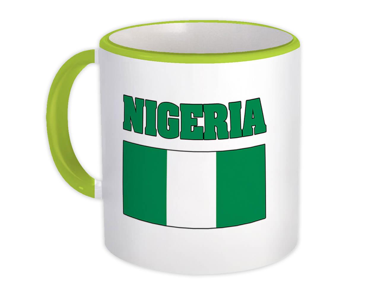 Gift Mug : Nigeria Flag Chest Country Expat Patriotic Flags Travel Souvenir