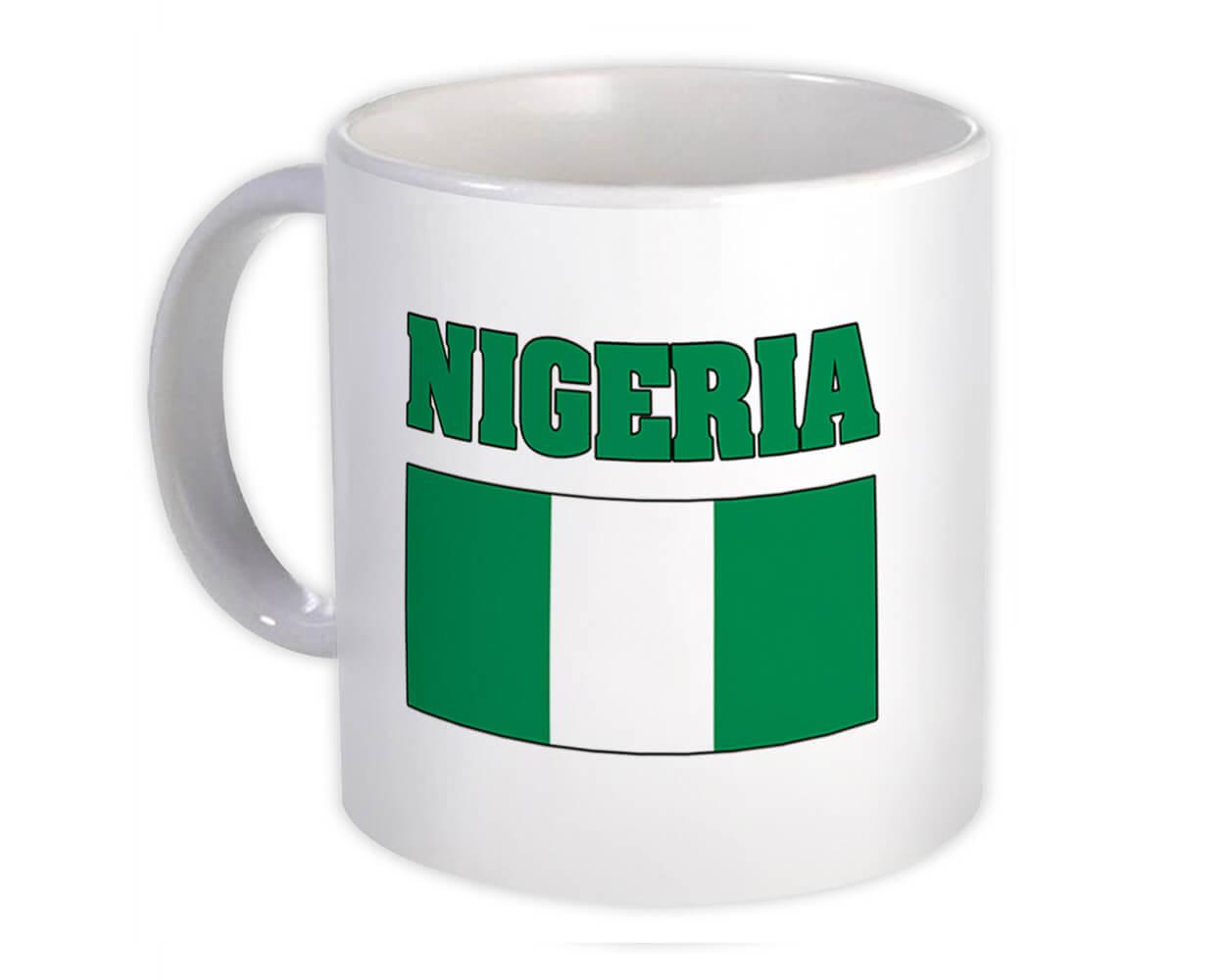 Gift Mug : Nigeria Flag Chest Country Expat Patriotic Flags Travel Souvenir