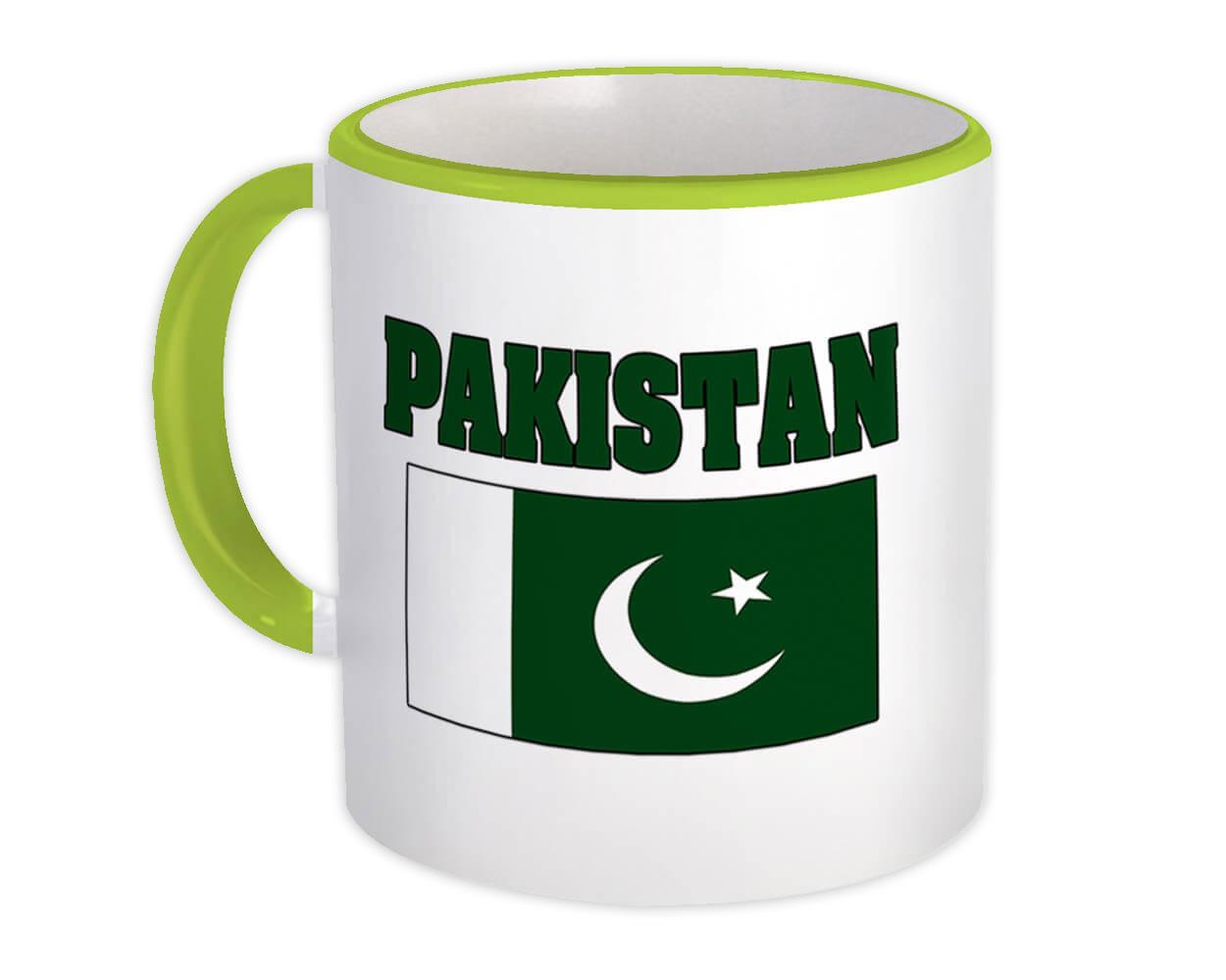 Gift Mug : Pakistan Flag Chest Pakistani Country Expat