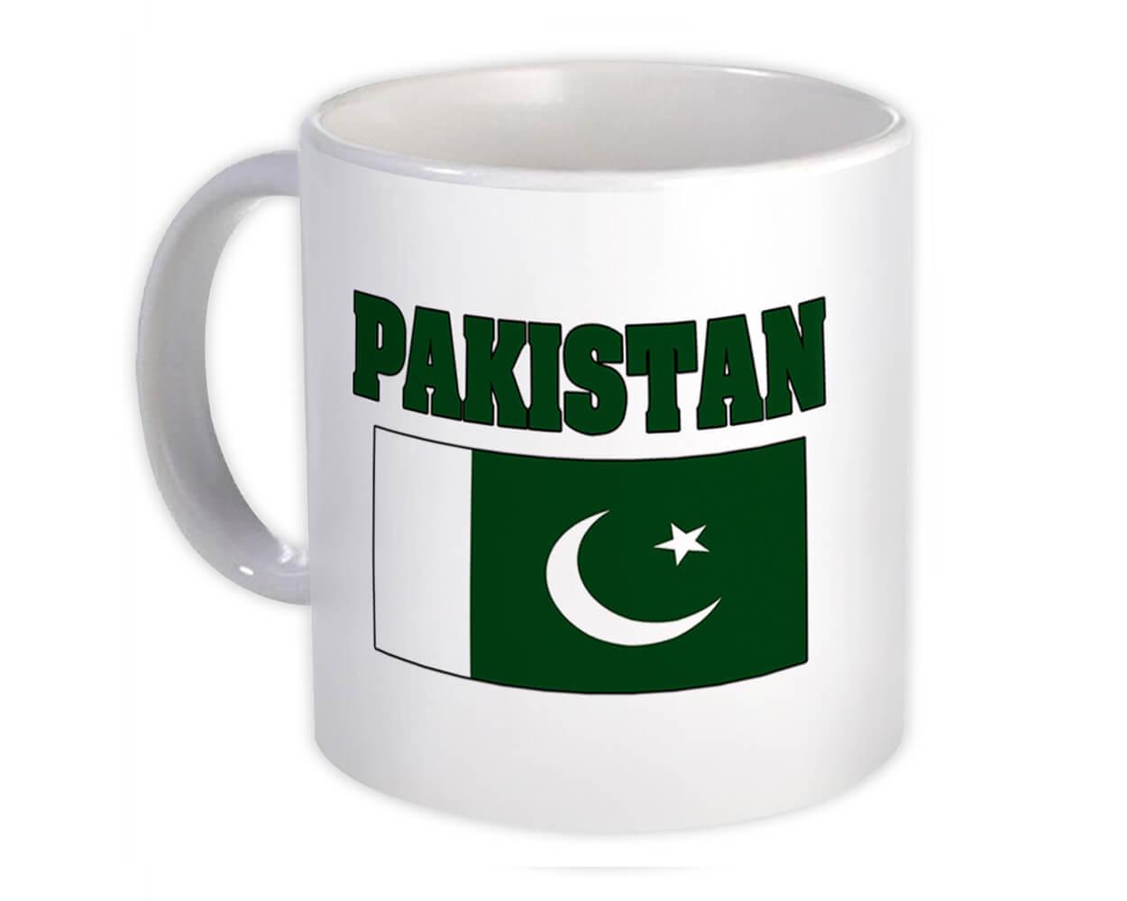 Gift Mug : Pakistan Flag Chest Pakistani Country Expat