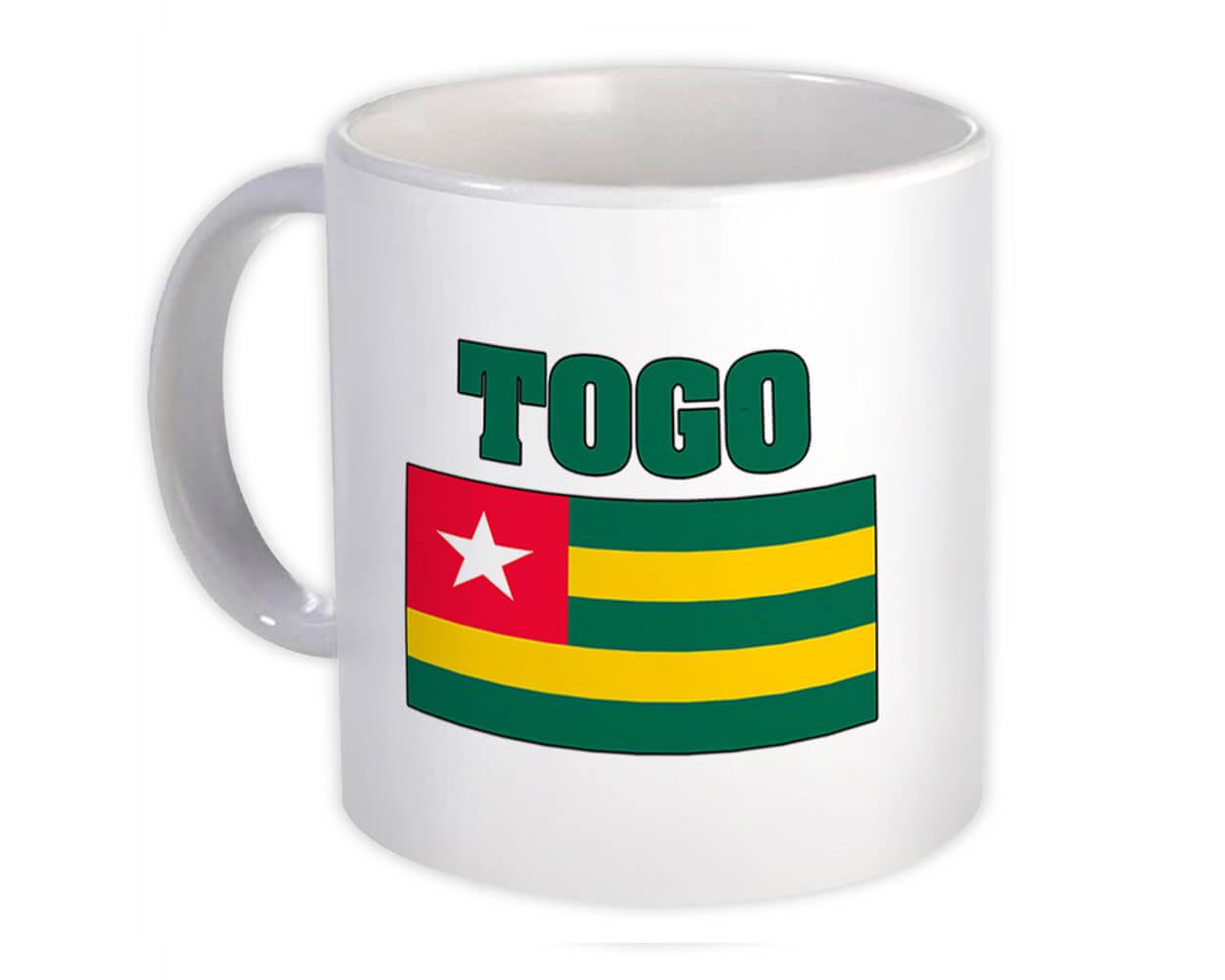 Gift Mug : Togo Flag Chest Togolese Country Expat Patriotic Flags Travel