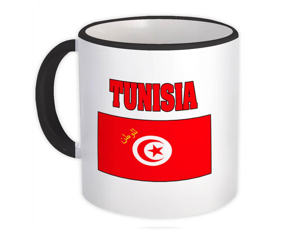 Gift Mug : Tunisia Flag Chest Tunisian Country Expat Patriotic Flags Travel