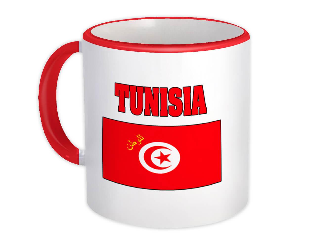 Gift Mug : Tunisia Flag Chest Tunisian Country Expat Patriotic Flags Travel