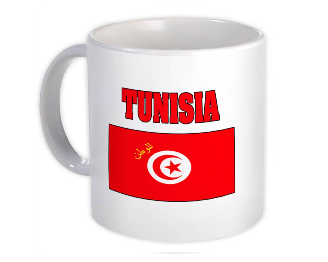 Gift Mug : Tunisia Flag Chest Tunisian Country Expat Patriotic Flags Travel