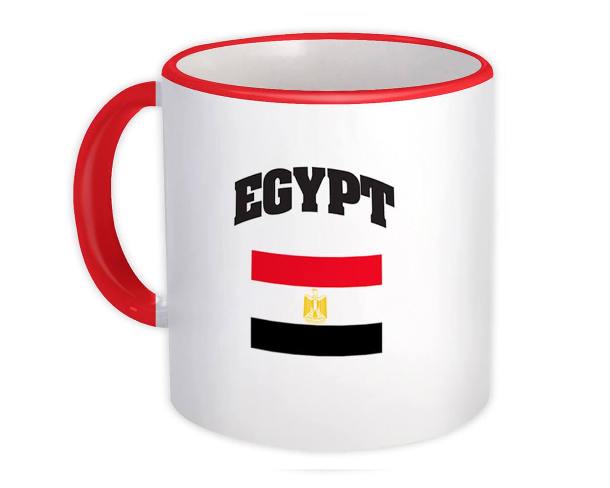 Gift Mug : Egypt Flag Chest Egyptian Expat Country Patriotic Flags Travel