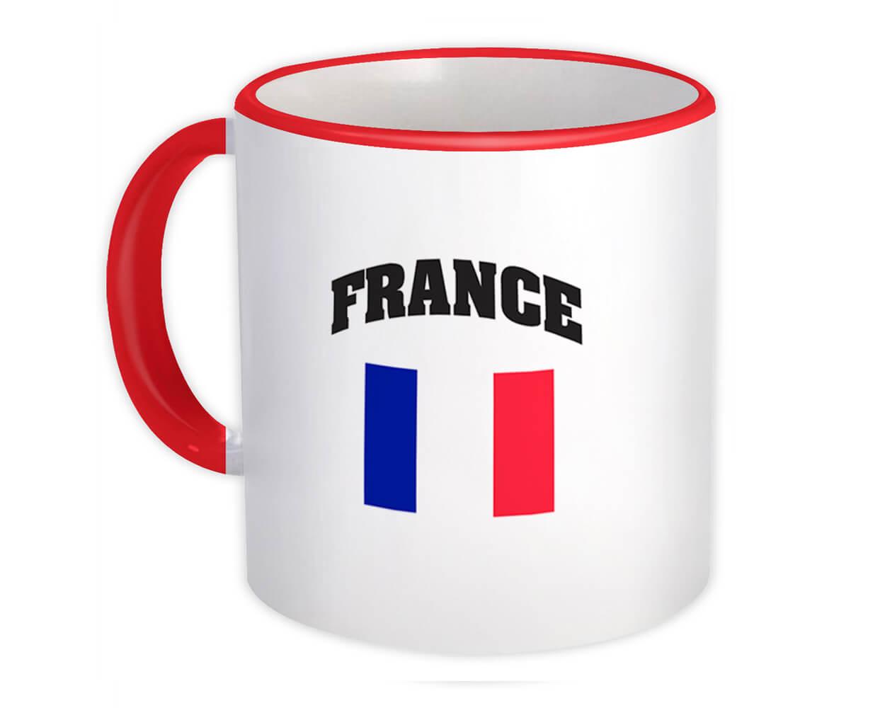 Gift Mug : France Flag Chest French Expat Country Patriotic Flags Travel