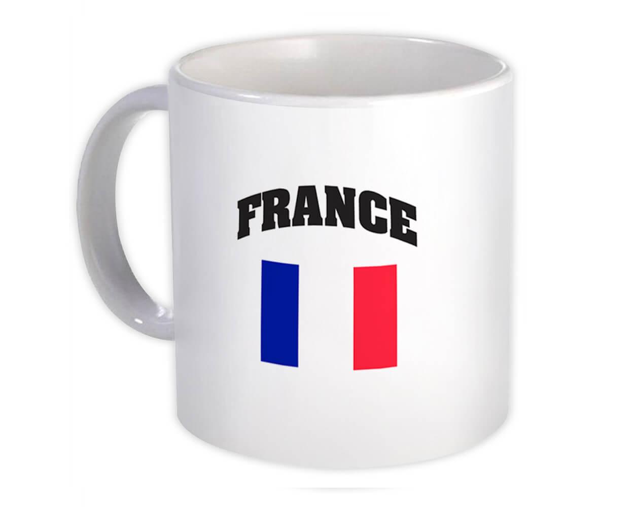 Gift Mug : France Flag Chest French Expat Country Patriotic Flags Travel