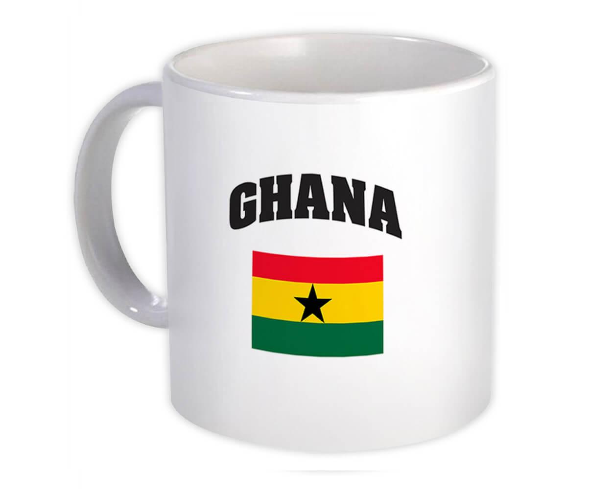 Gift Mug : Ghana Flag Chest Ghanaian Expat Country Patriotic Flags Travel