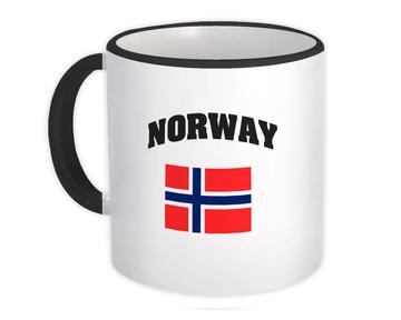 Norway : Gift Mug Flag Chest Norwegian Expat Country Patriotic Flags Travel Souvenir