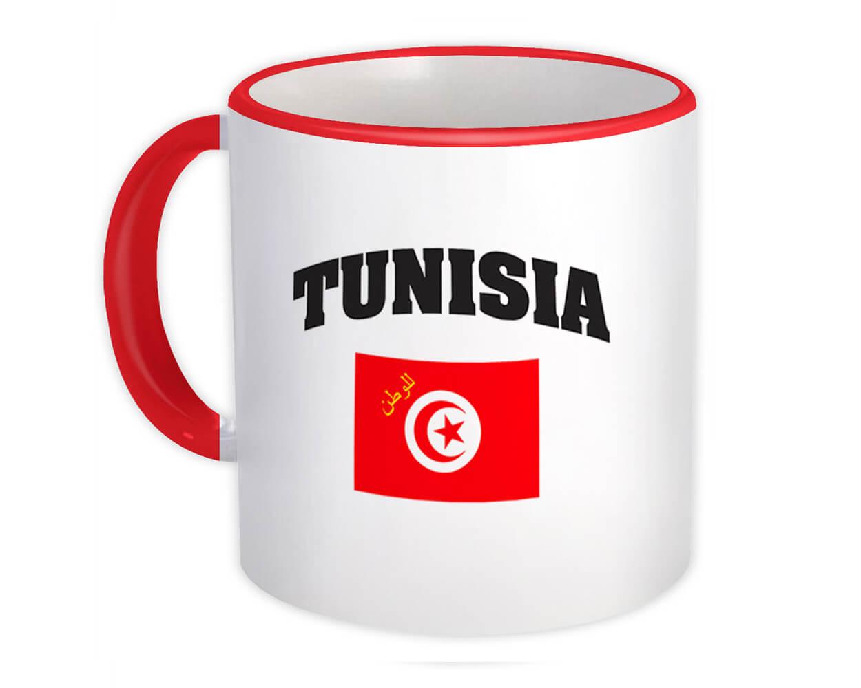 Gift Mug : Tunisia Flag Chest Tunisian Expat Country Patriotic Flags Travel