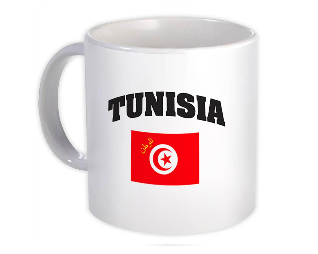 Gift Mug : Tunisia Flag Chest Tunisian Expat Country Patriotic Flags Travel