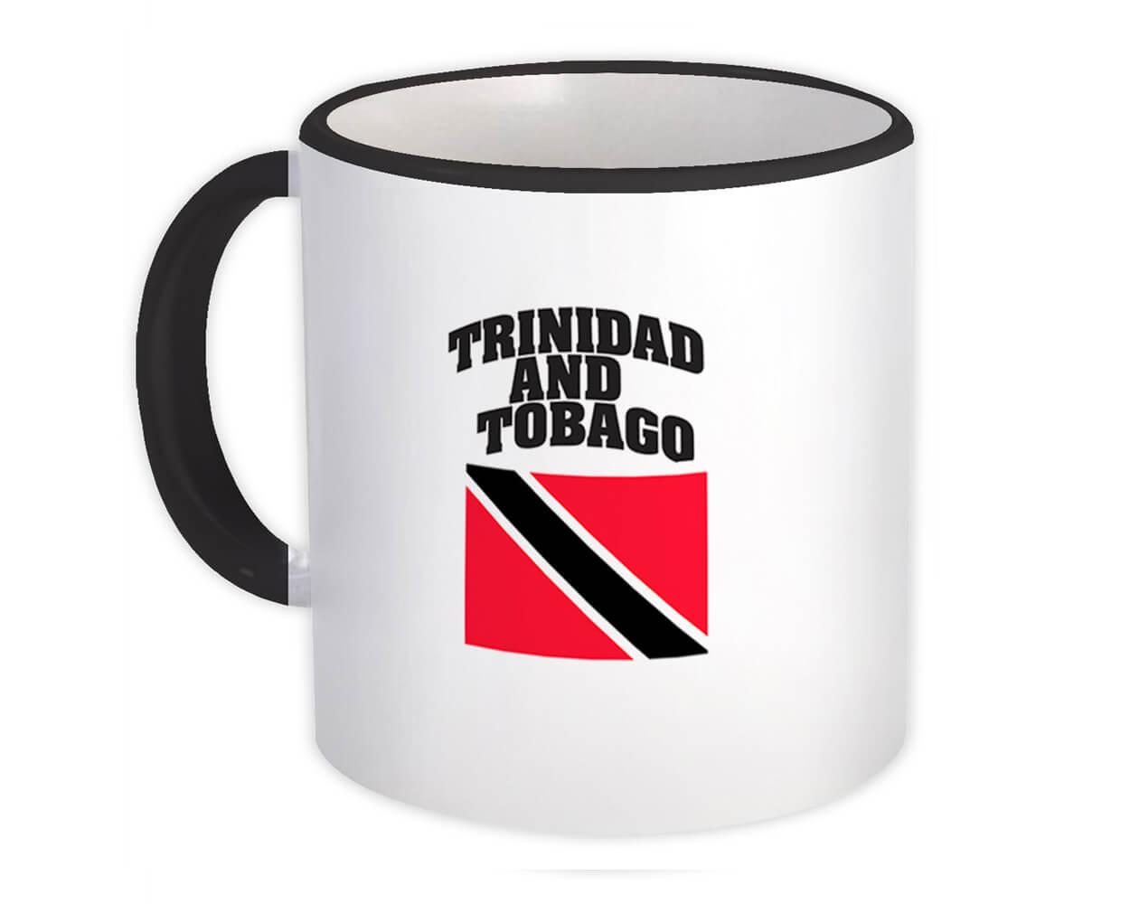 Gift Mug : Trinidad and Tobago Flag Chest Trinidadian Expat Country