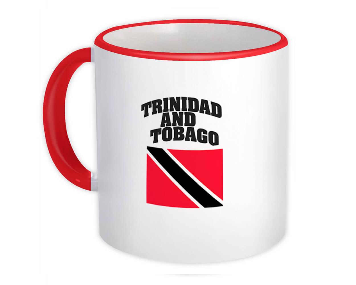 Gift Mug : Trinidad and Tobago Flag Chest Trinidadian Expat Country